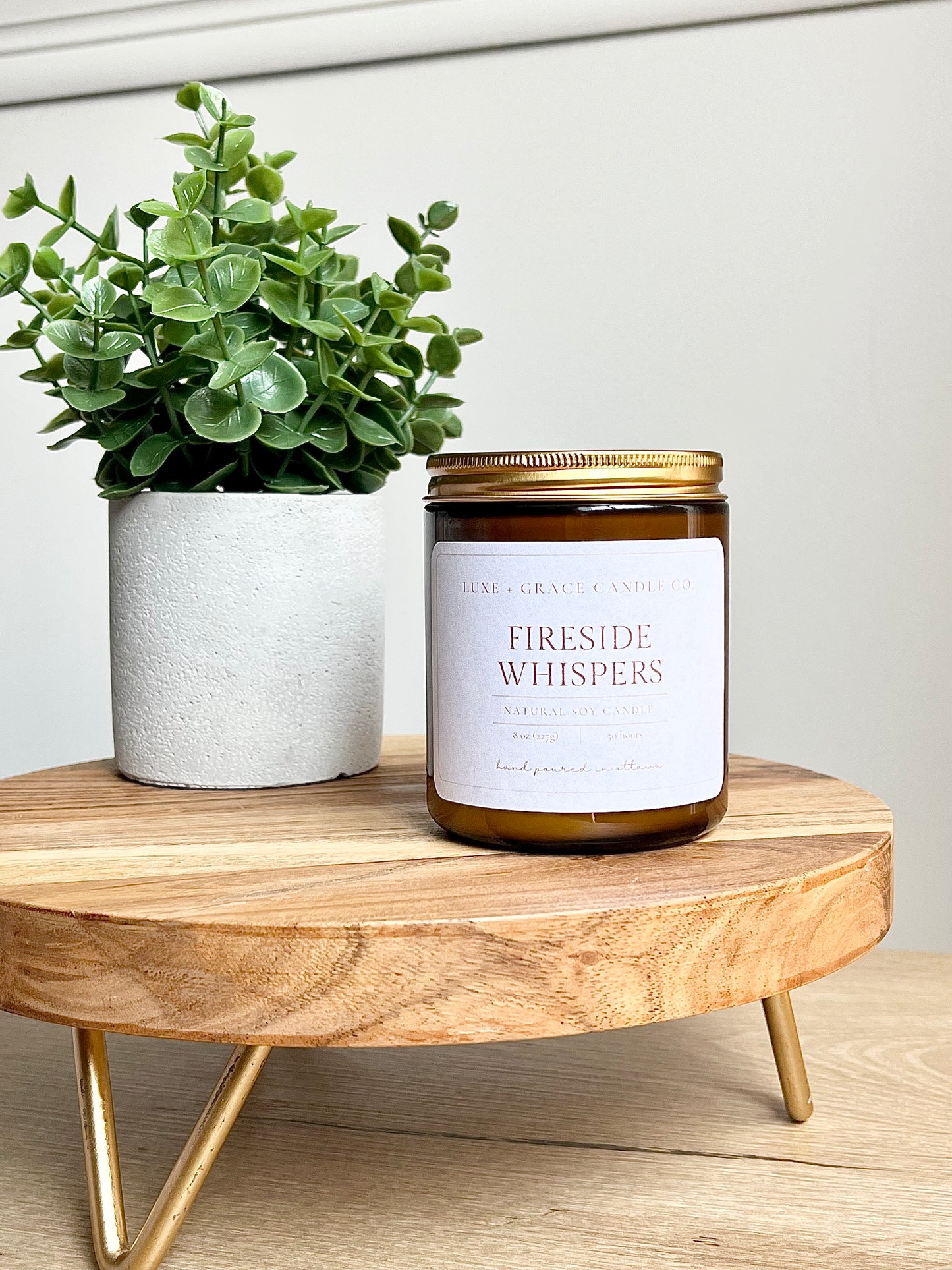 Fireside Whispers - Soy wax candle
