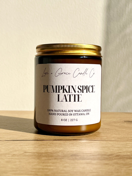 Pumpkin Spice Latte - Soy wax candle