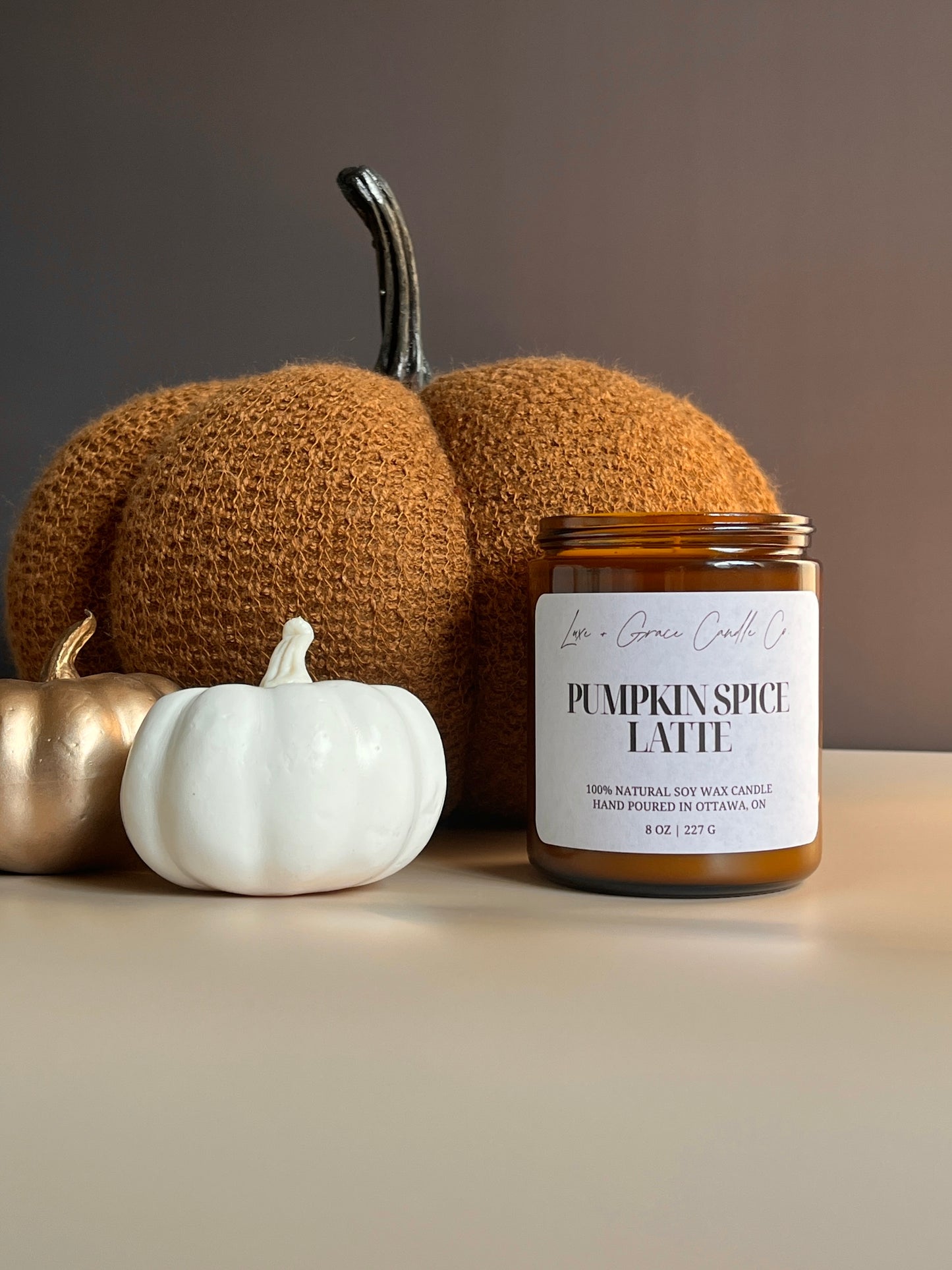 Pumpkin Spice Latte - Soy wax candle