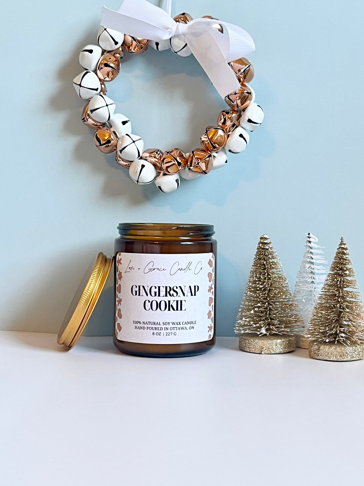 Gingersnap Cookie - Soy wax candle Luxe + Grace Candle Co.
