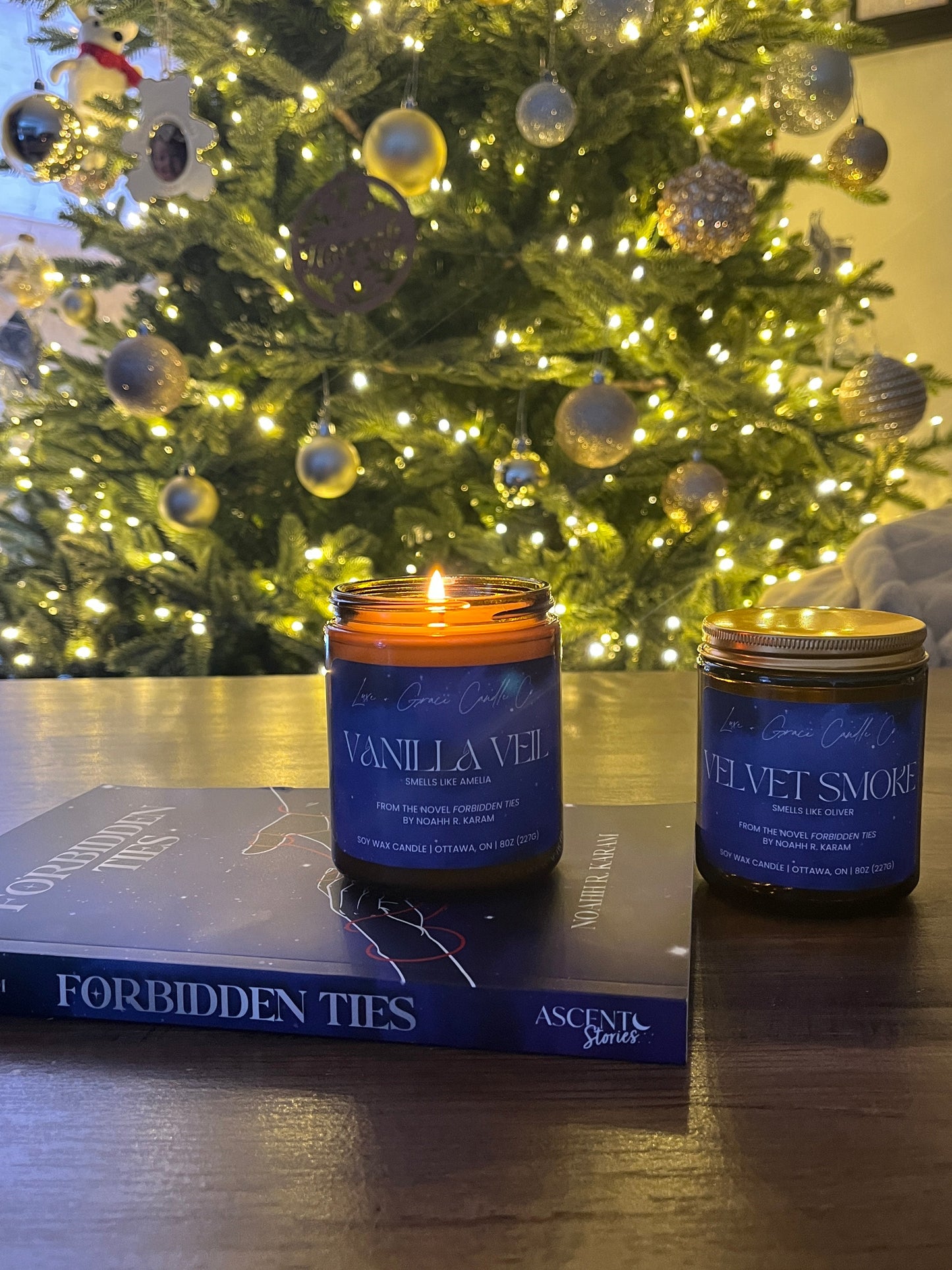 Velvet Smoke - Soy wax candle Luxe + Grace Candle Co.