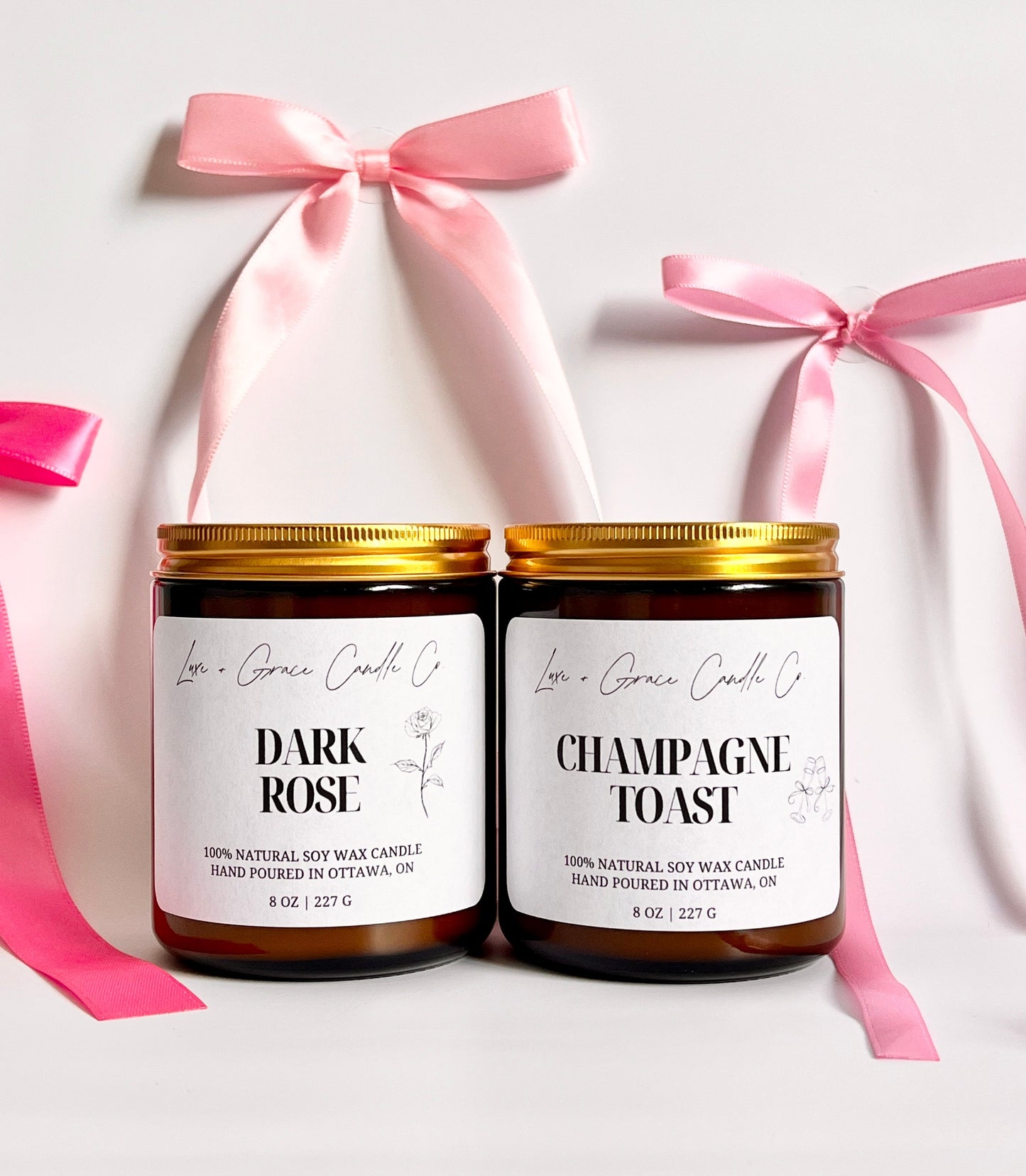 Champagne Toast - Soy Wax Candle Luxe + Grace Candle Co.