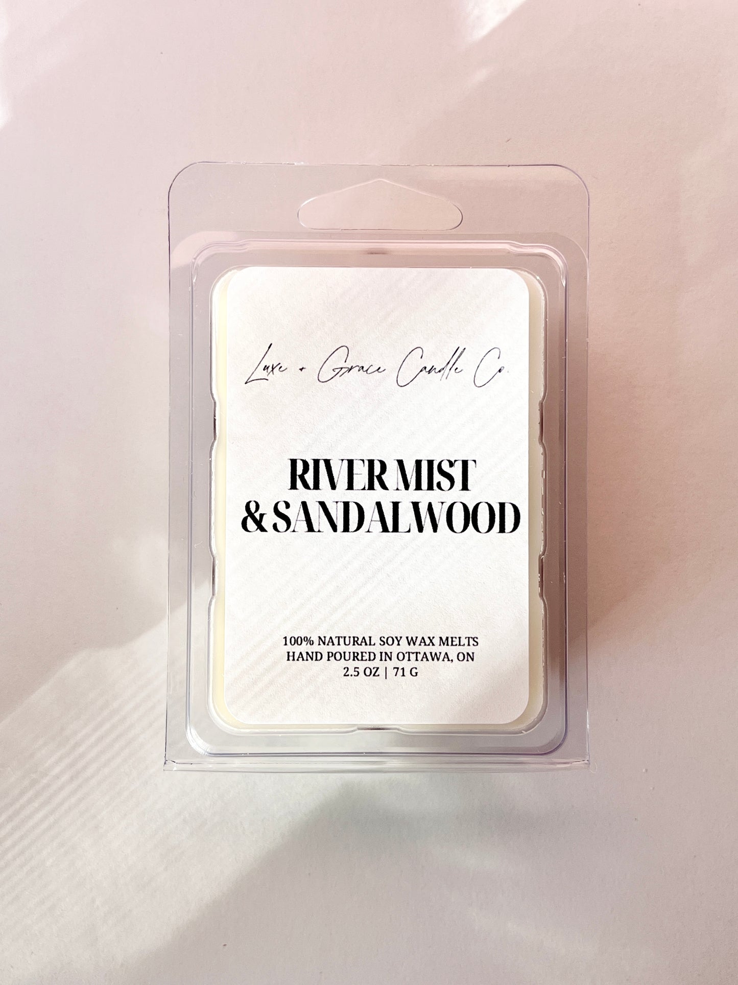 River Mist & Sandalwood - Soy wax melts