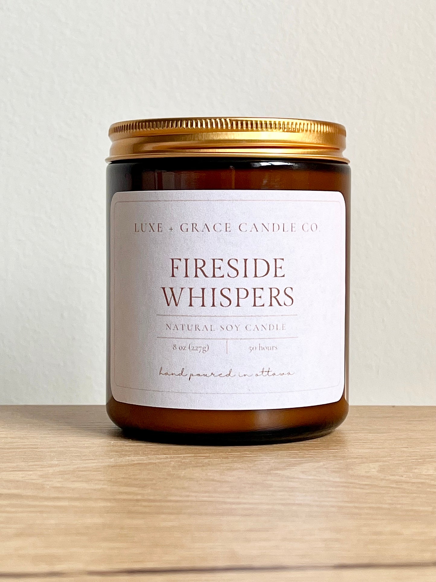 Fireside Whispers - Soy wax candle