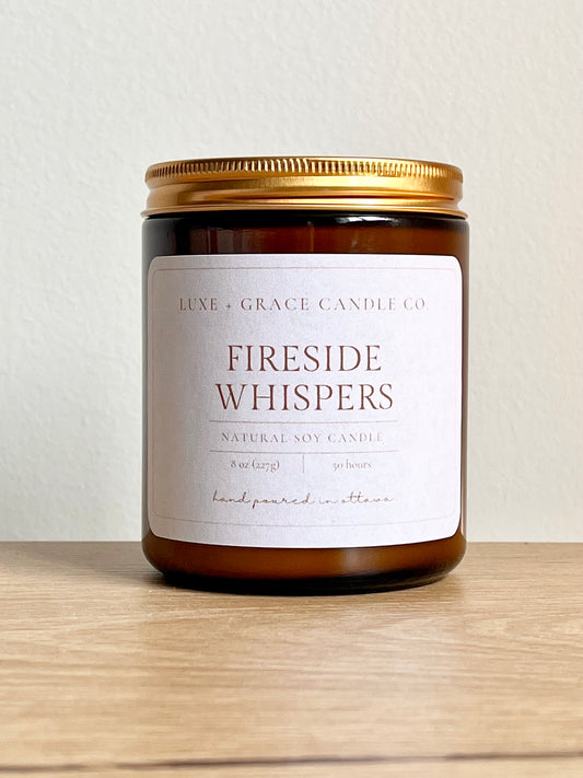 Fireside Whispers - Soy wax candle