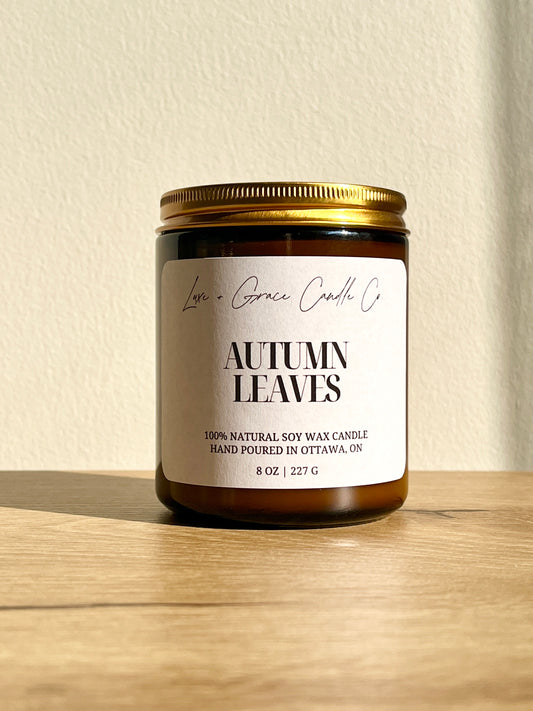Autumn Leaves - Soy wax candle