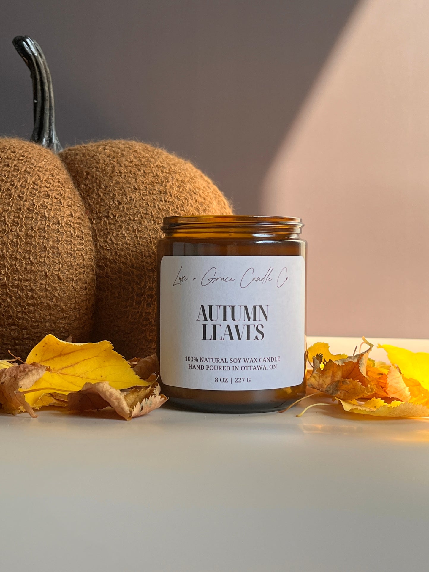 Autumn Leaves - Soy wax candle