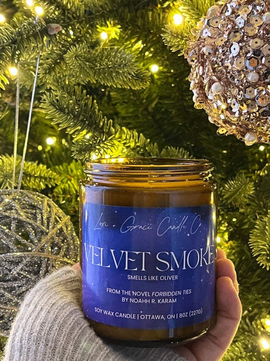 Velvet Smoke - Soy wax candle
