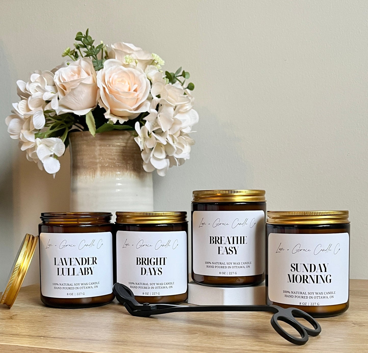 Bright Days - Uplift - Soy Wax Candle Luxe + Grace Candle Co.