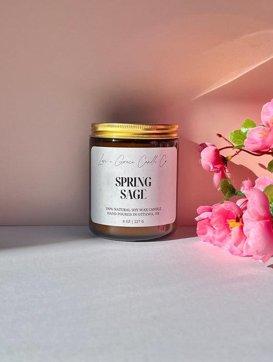 Spring Sage - Soy Wax Candle
