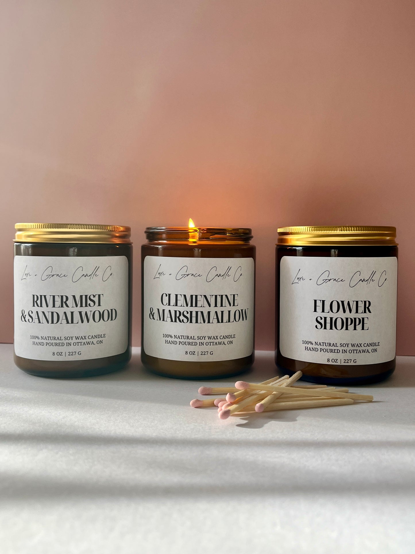 Clementine & Marshmallow - Soy Wax Candle