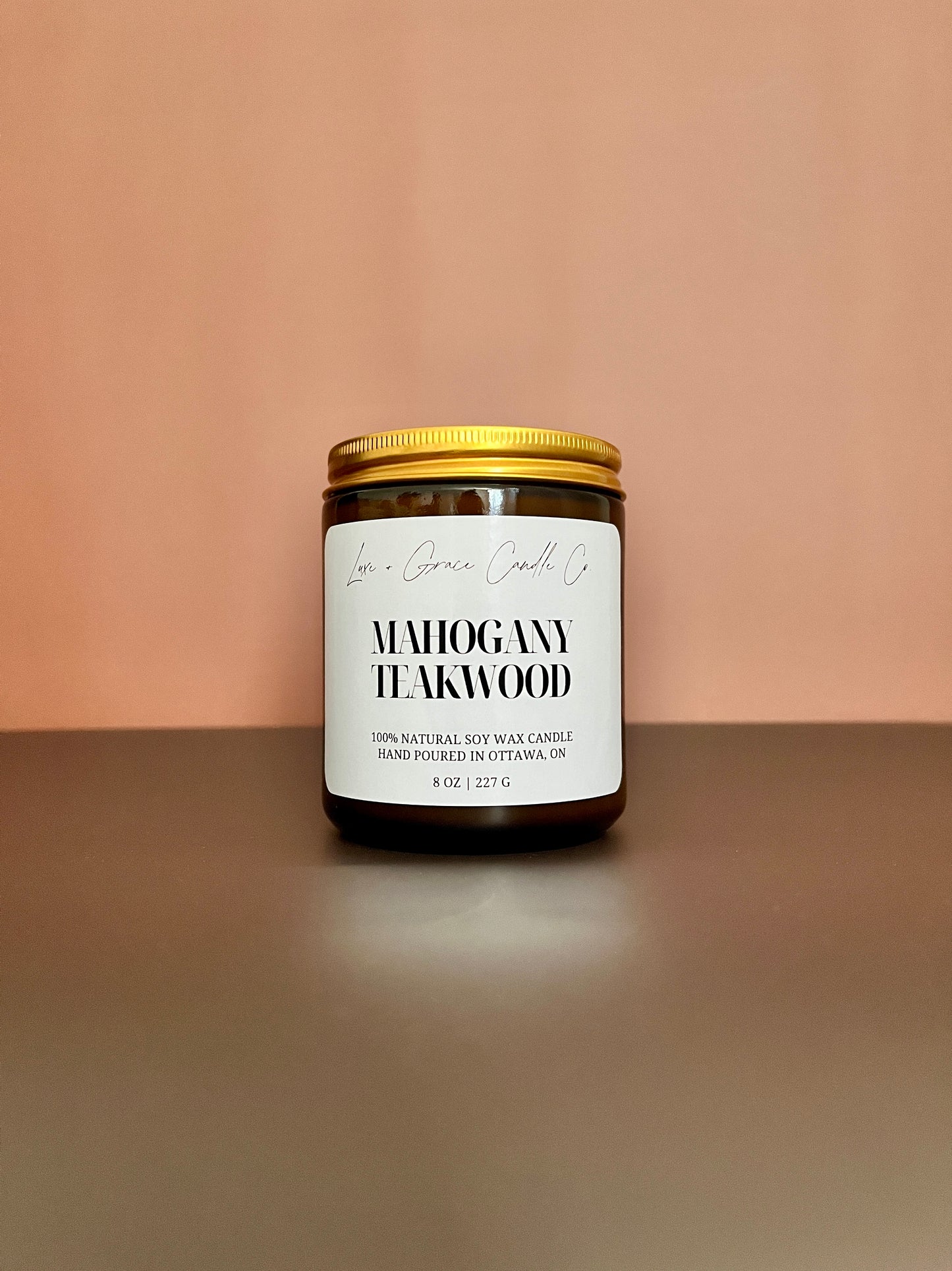 Mahogany Teakwood - Soy Wax Candle