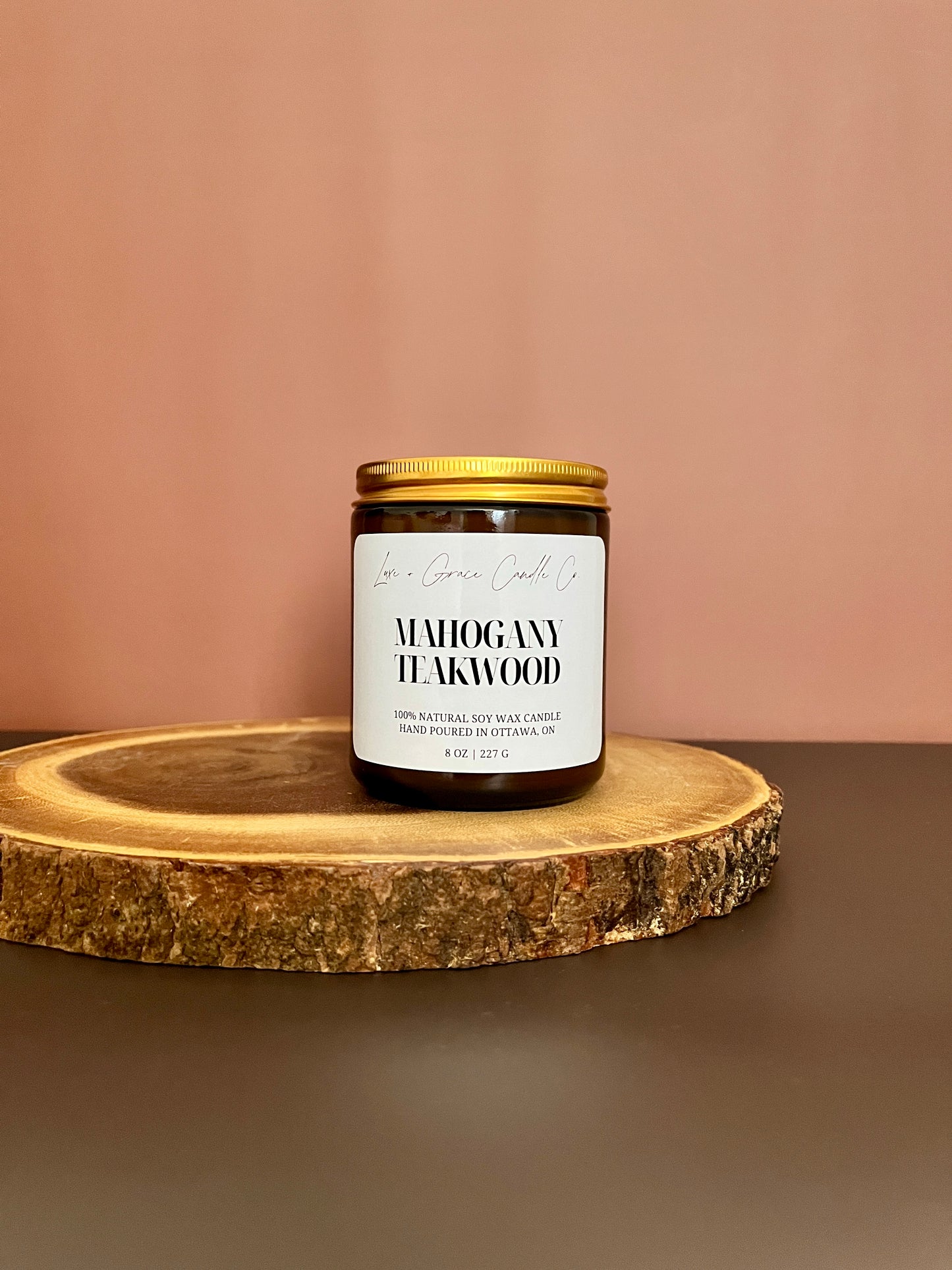 Mahogany Teakwood - Soy Wax Candle