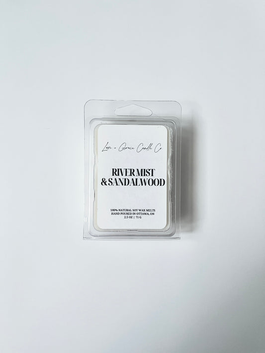 River Mist & Sandalwood - Soy wax melts