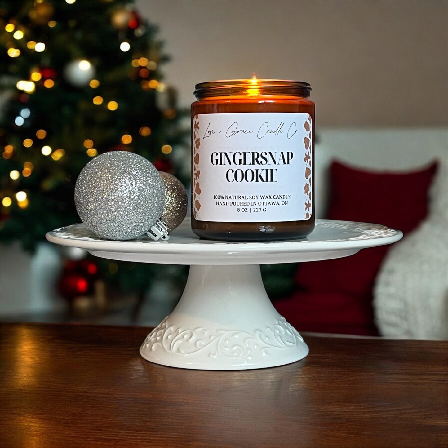 Gingersnap Cookie - Soy wax candle