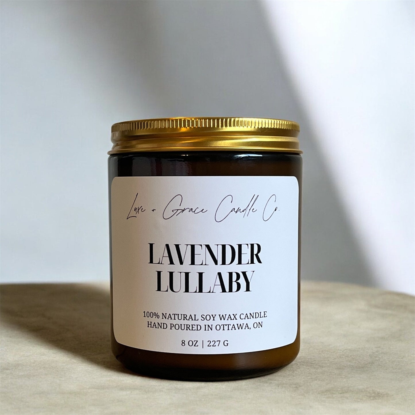 Lavender Lullaby - Calm - Soy Wax Candle Luxe + Grace Candle Co.